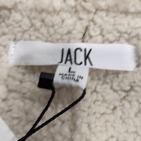 NWT JACK by BB DAKOTA Faux Shearling & Suede Vest Sz Large - Picture 5 of 8